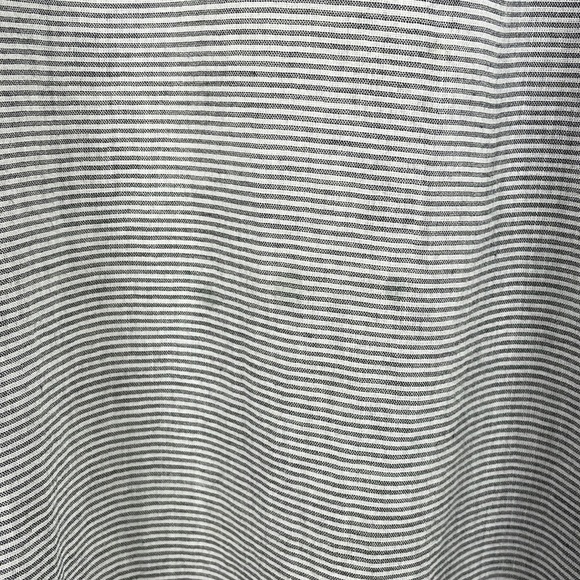 Birds of Paradise Trovata lace back pinstriped 1/2 button long sleeve top Size M - Picture 4 of 8